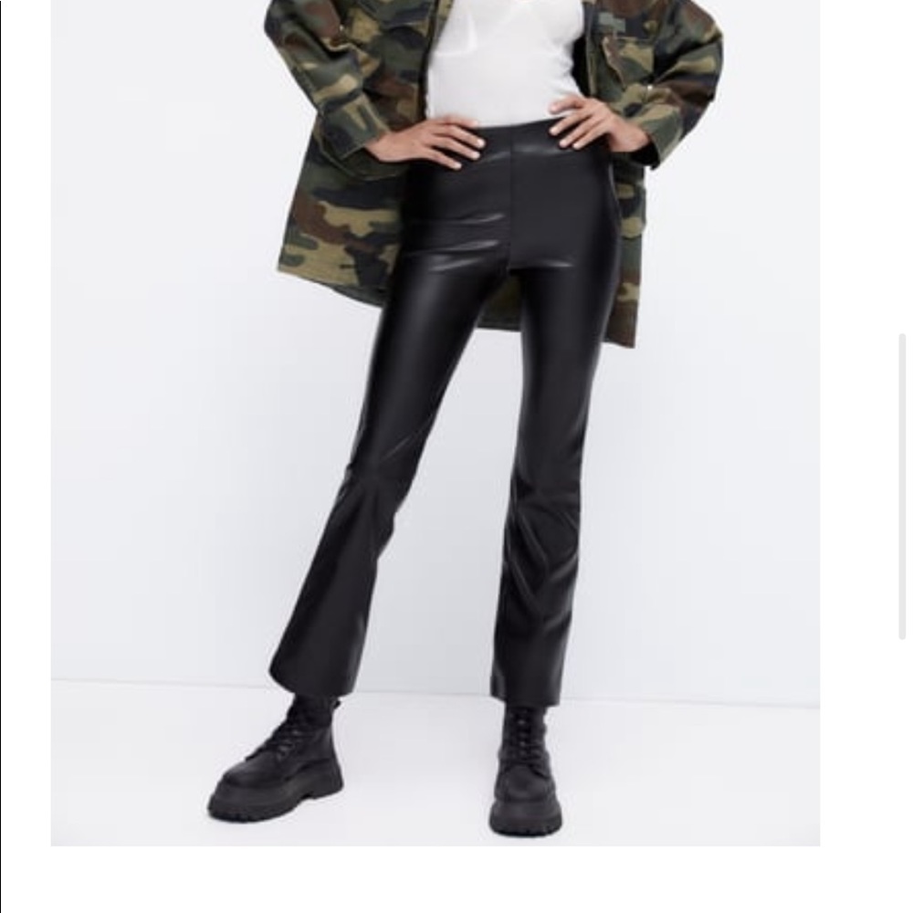 ZARA LEATHER PANTS